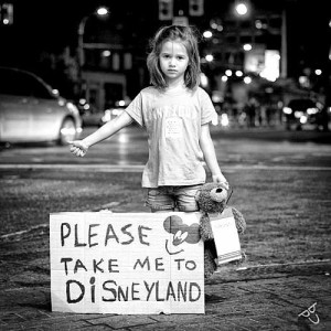 please take me to disneyland